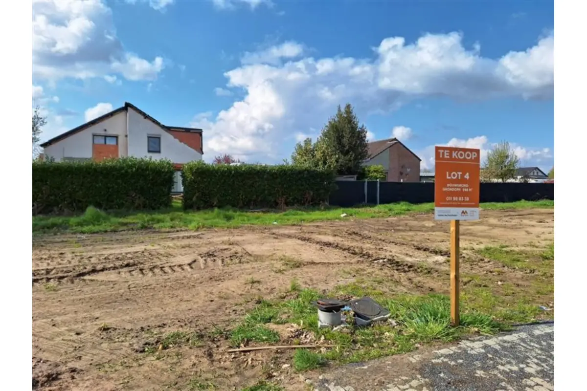 Bouwgrond te  koop in Houthalen-Helchteren 3530 122500.00€  slaapkamers m² - Zoekertje 5254