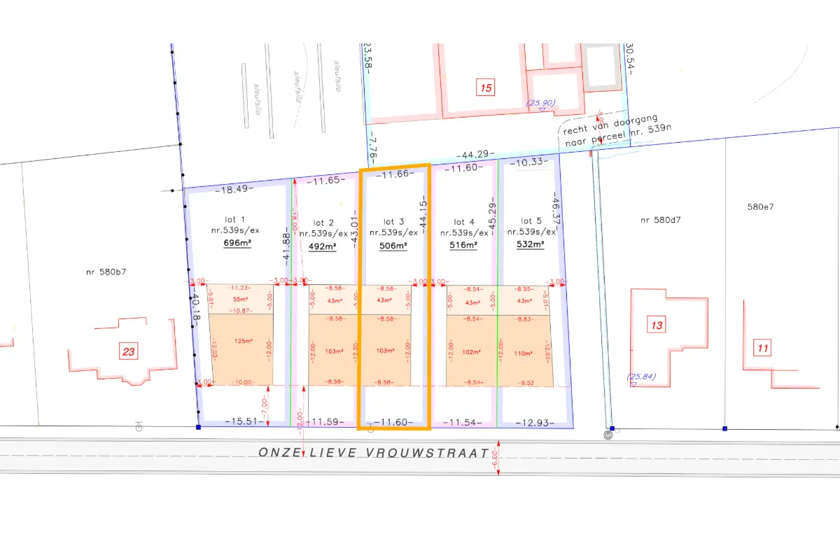 Grond te  koop in Herk-de-Stad 3540 115000.00€  slaapkamers m² - Zoekertje 283538