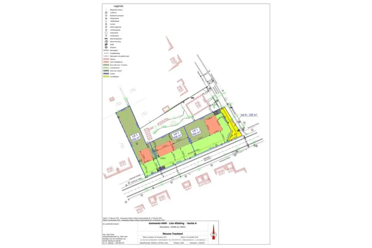 Grond te  koop in Ham 3945 149000.00€  slaapkamers m² - Zoekertje 490148