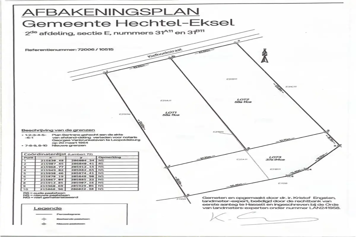 Niet bebouwbare grond te  koop in Eksel 3941 185000.00€  slaapkamers m² - Zoekertje 613158