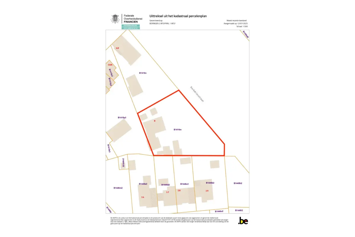 Grond te  koop in Paal 3583 349000.00€  slaapkamers m² - Zoekertje 642668