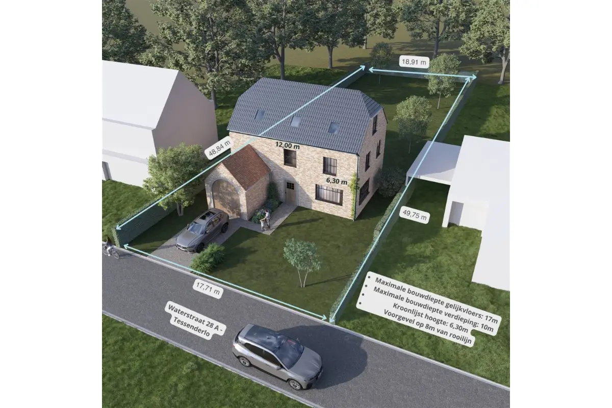 Grond te  koop in Tessenderlo 3980 189000.00€  slaapkamers m² - Zoekertje 697342