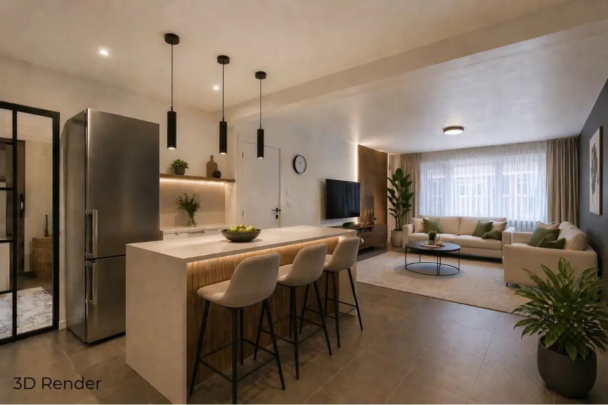 Appartement te  koop in Koersel 3582 225000.00€  slaapkamers 116.00m² - Zoekertje 718037