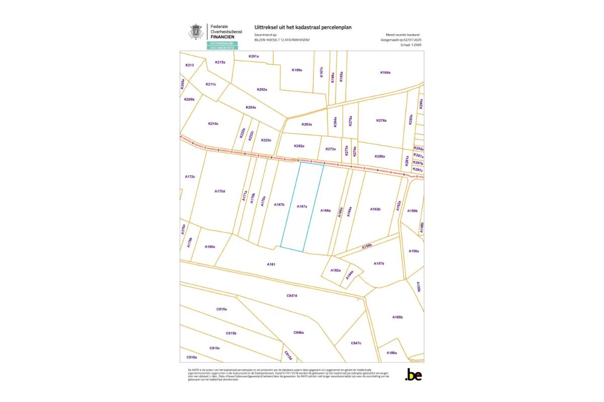 Grond te  koop in Rijkhoven 3740 41000.00€  slaapkamers m² - Zoekertje 723429