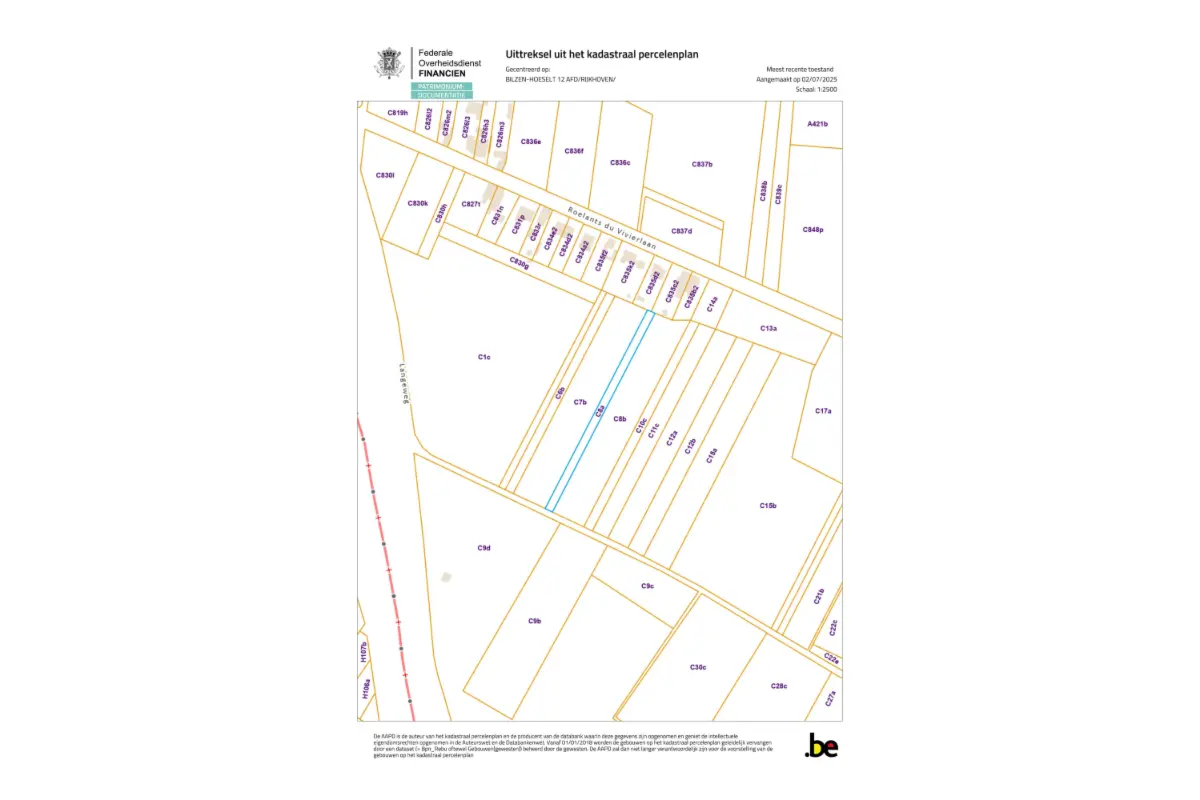 Grond te  koop in Rijkhoven 3740 9000.00€  slaapkamers m² - Zoekertje 723436